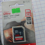 SANDISK 256GB SD CARD