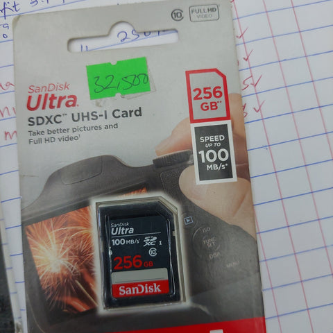 SANDISK 256GB SD CARD