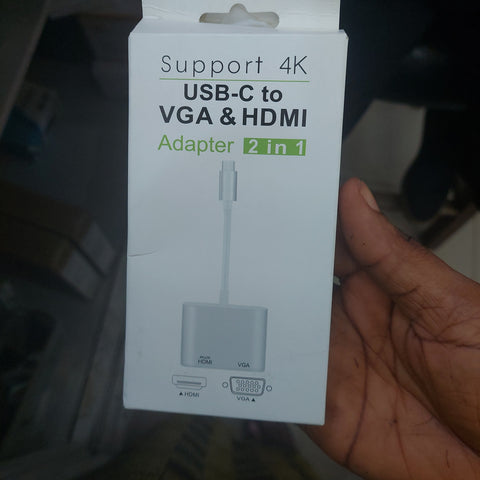 TYPE C TO VGA & HDMI 2IN1