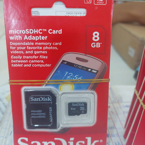 SANDISK MICRO SD CARD 8GB