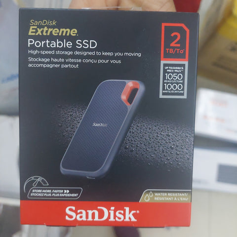 2TB SANDISK SSD EXTERNAL