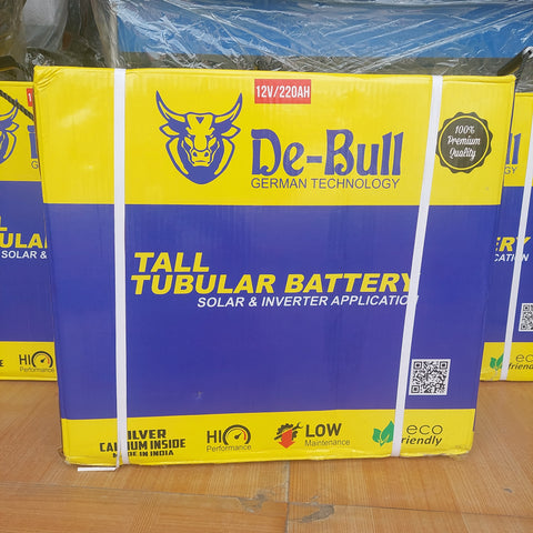 DE BULL 220AH INVERTER BATTERY