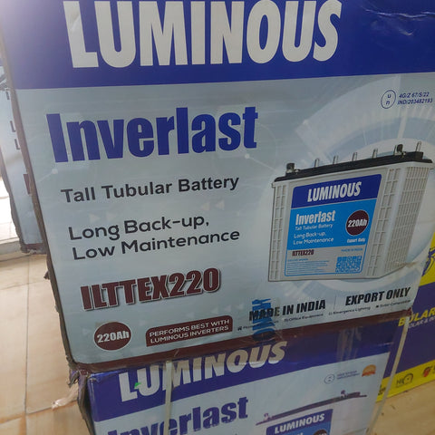 LUMINOUS INVERLAST 220MAH TURBULA BATTERY