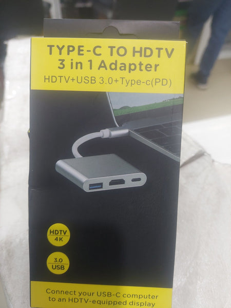 DOCKING STATION 3 IN 1 TYPE C TO HDMI - Joche