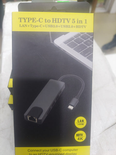 DOCKING STATION 5 IN 1 TYPE C TO HDMI - Joche