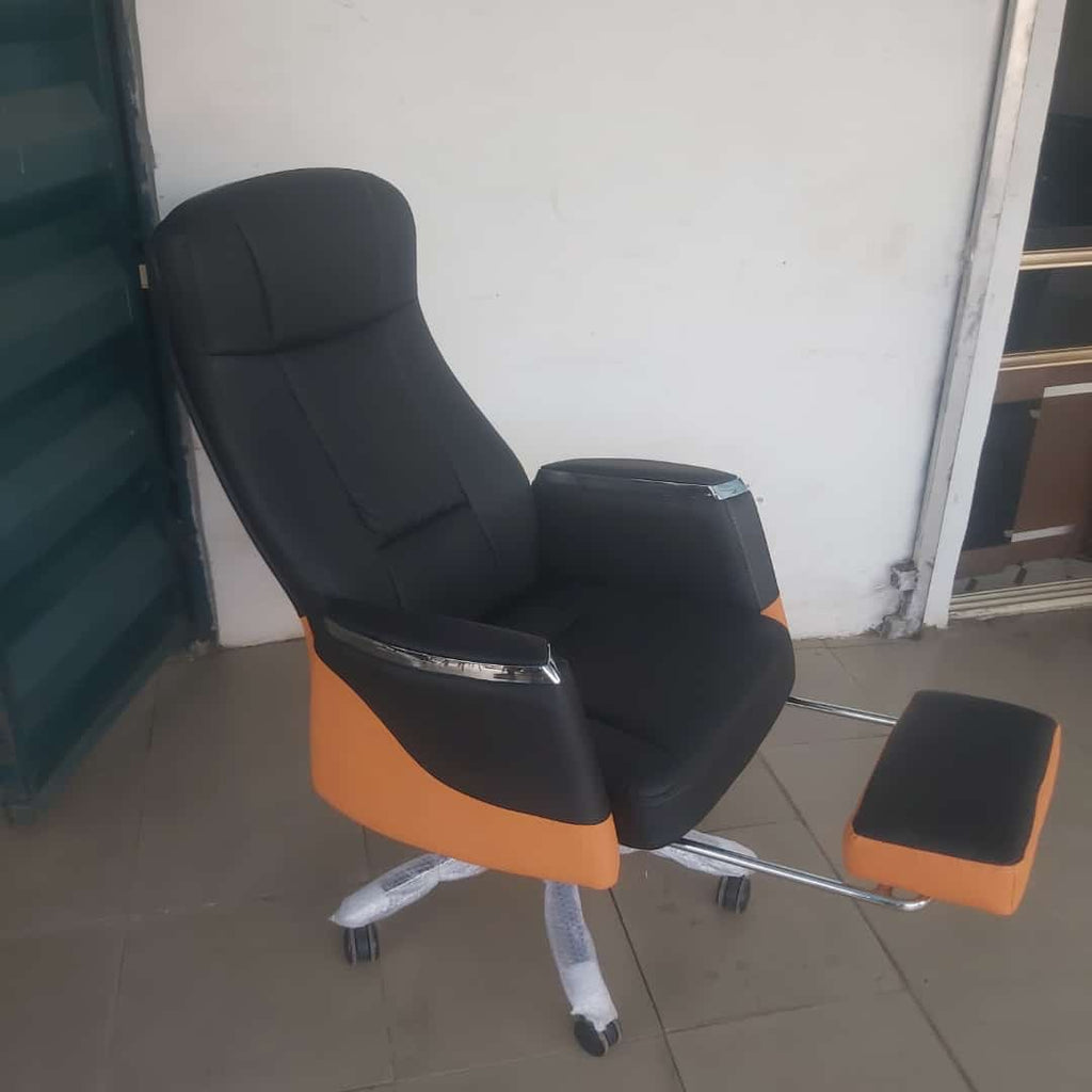 Executive curve chair with leg rest - Joche