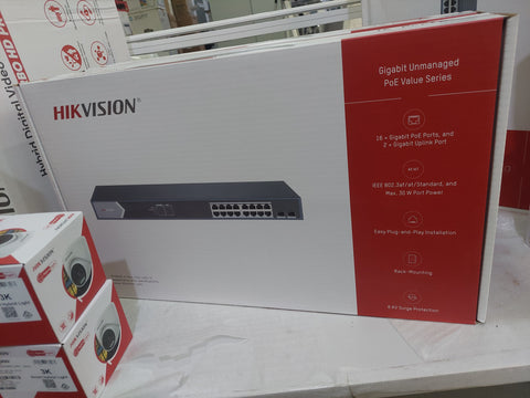 HIK VISION 16 PORTS GIGABIT POE SWITCH