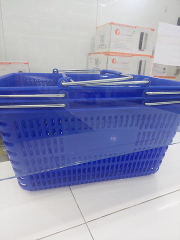 Supermarket plastic basket