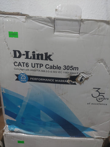 CAT 6 PURE COPPER INDOOR CABLE Dlink