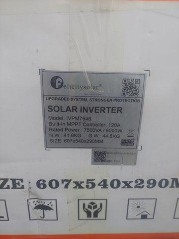 7.5KVA/48V IVPM FELICITY INVERTER