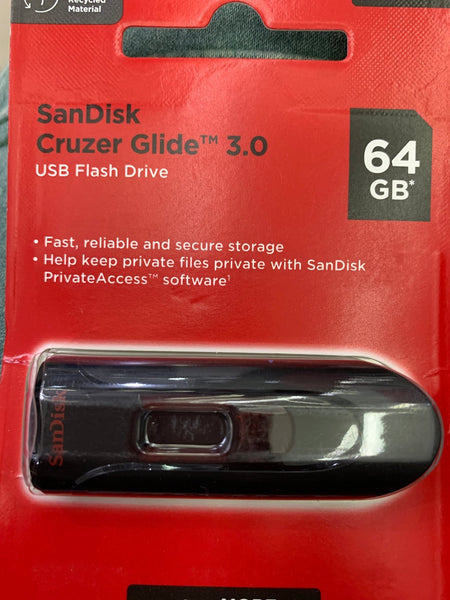 SANDISK CRUZER BLADE FLASH 64GB 3.0 - Joche