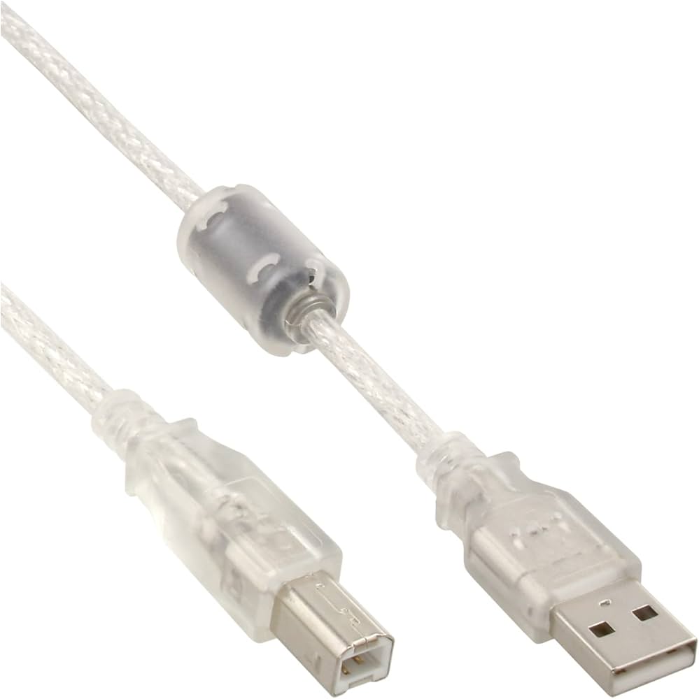 Transparent Printer Cable 3M - Joche