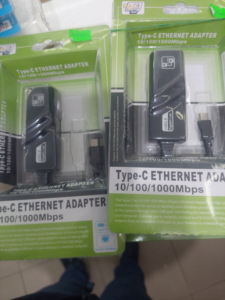 USB Type - C to Gigabit Ethernet LAN Adapter - Joche