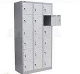 16 HOLE COLOUR LOCKER CABINET