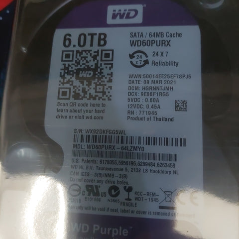 SURVIELLANCE 6TB DESKTOP HARD DRIVE