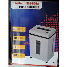 SANYO SBS 650Ci PAPER SHREDDER