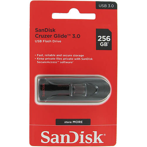 SANDISK 256GB CRUZER GLIDE 3.0 FLASH