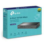 TP-LINK 8PORTS 10/100MBPS DESKTOP SWITCH WITH 4PORTS POE TL-SF1008P