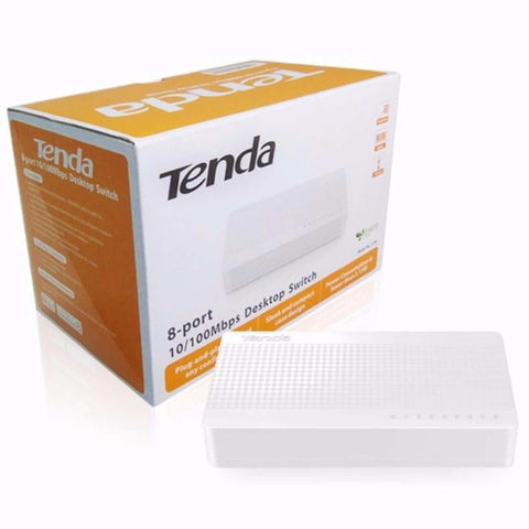 TENDA 8PORT 10/100MBPS DESKTOP SWITCH S-108