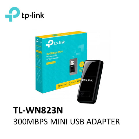 TP LINK 300MPBS MINI WIRELESS N USB ADAPTER TL-WN823N