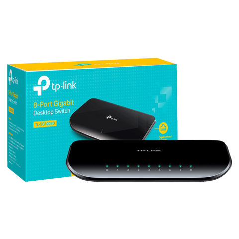 TP-LINK TL-SG1008P 8PORT GIGABIT DESKTOP SWITCH WITH 4PORT POE