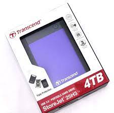 TRANSCEND EXTERNAL HARD DRIVE 4TB