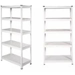 METAL SHELVE RACK WHITE