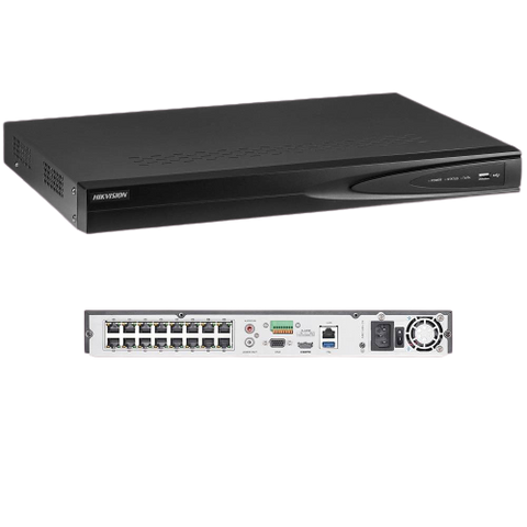 HIKVISION 16 CHANNEL NVR WITH POE